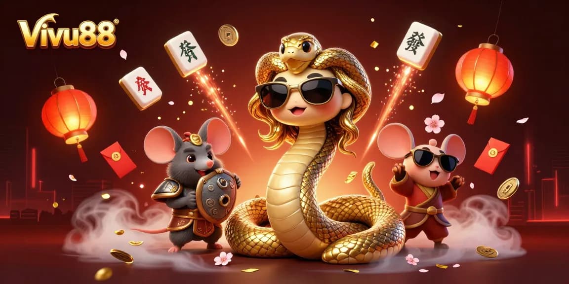 Join Vivu88 in an immersive betting experience with lively characters and stunning casino elements.
