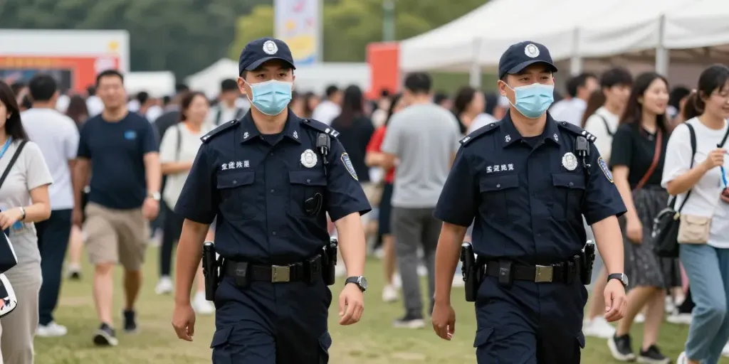 Security Solutions provided by trusted professionals at a community event.