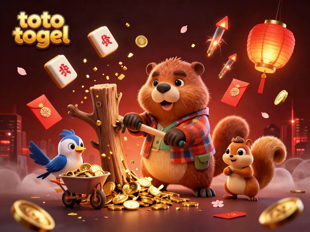 Experience exciting wins with toto togel through a dynamic scene of casino characters and golden rewards.