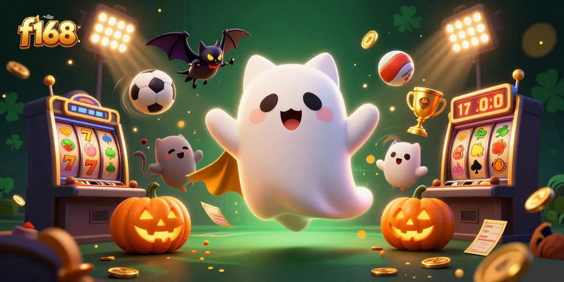 Engage in thrilling gameplay at f168 featuring a ghost cat, vampire bat, and jackpot slot elements.