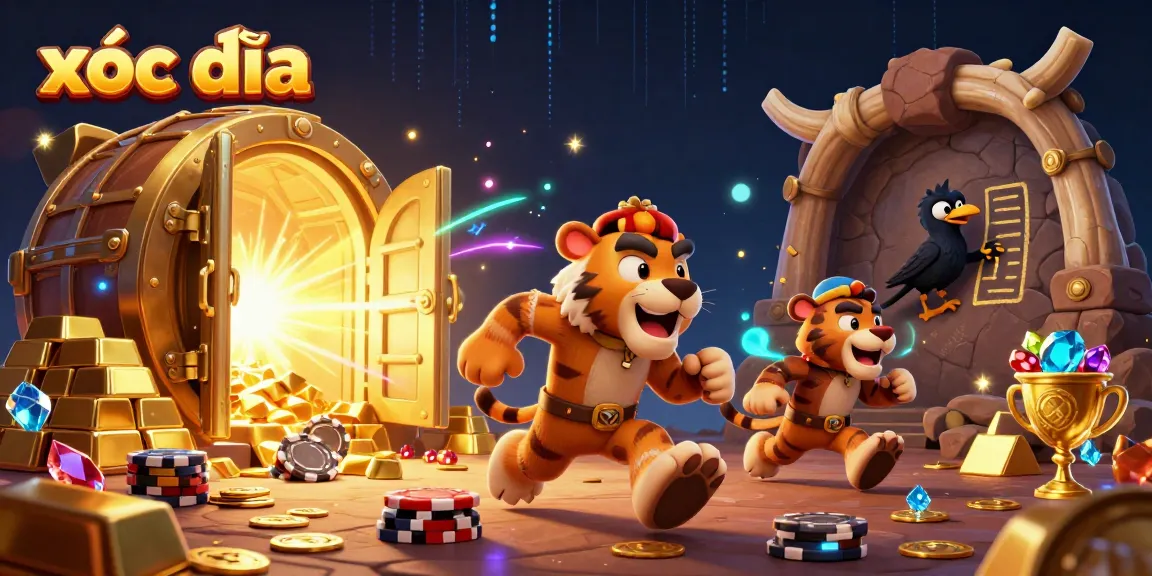 Engaging players with xóc đĩa at a vibrant prehistoric casino, showcasing dynamic gameplay.